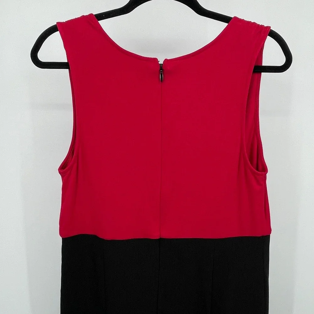 Torrid Retro Chic Red Black Nautical Anchor Button Midi Bodycon Dress 0 12 NEW - Picture 7 of 12